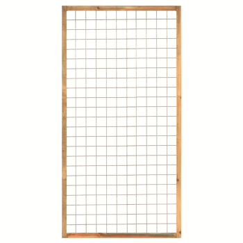 Gaaselementen met houten kader geïmpregneerd