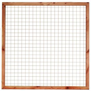 Gaaselementen met houten kader lariks/douglas