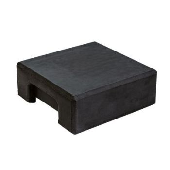 Berton©-afdekkap gecoat vlakke kop 14x14x5cm eindmodel