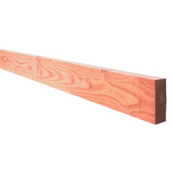 Douglas fijnbezaagde gording 5 x 15 cm