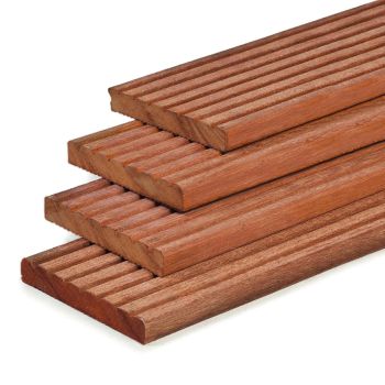 Geschaafde Hardhoutenvlonderplank 2,8 x 14,5 cm prijs per M1