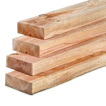 Douglas fijnbezaagde gording 5 x 10 cm