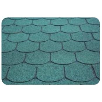 Beverstaart Shingels groen per pak 3m2