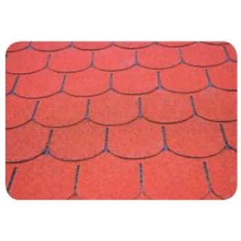 Beverstaart Shingels rood per pak 3m2