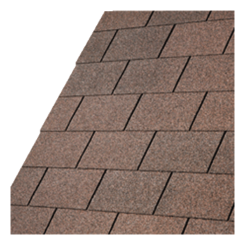Standaard Shingels bruin per pak 3m2