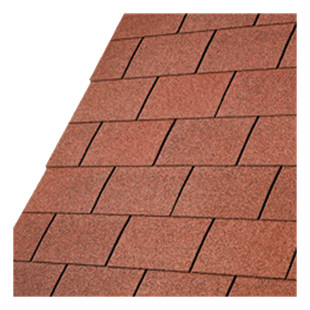 Standaard Shingels rood per pak 3m2