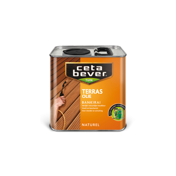 CetaBever Terrasolie Bankirai UV proof 2500 ml
