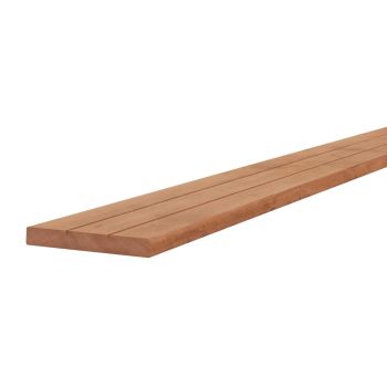 Hardhouten vlonderplank 2,8x19x430cm