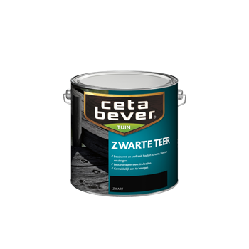 CetaBever Zwarte Teer 2500 ml